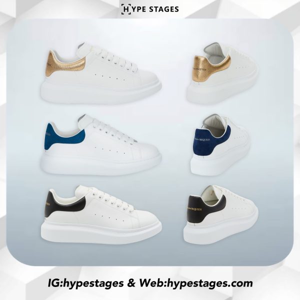 ALEXANDER MCQUEEN BLACK/GOLD/DEEPBLUE SNEAKER (MEN)