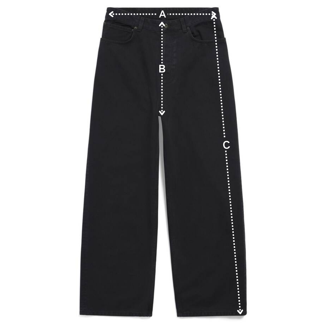 HYPESTAGES THE 3 BAGGY WASH JEANS