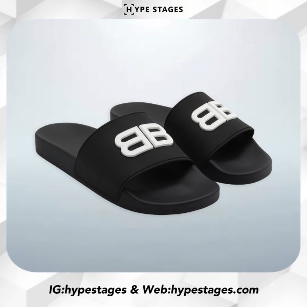 BALENCIAGA BB ICON POOL SLIDES