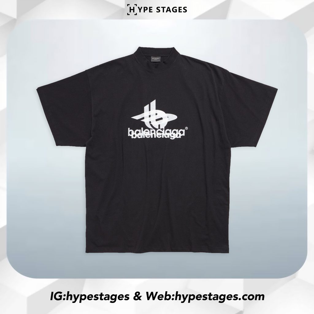 BALENCIAGA LAYERED DOUBLE LOGO TEE - Hypestages KL & Johor