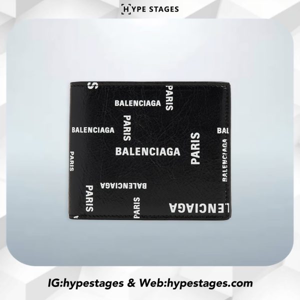 BALENCIAGA LOGO BIFOLDED WALLET