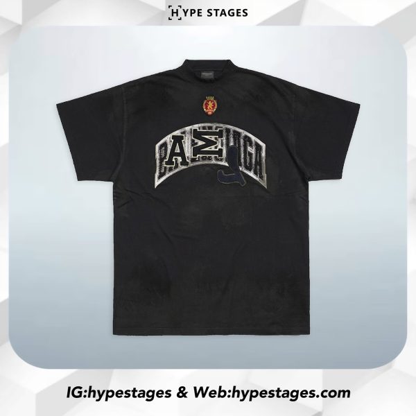 BALENCIAGA SKATER EMBROIDERY PATCH TEE