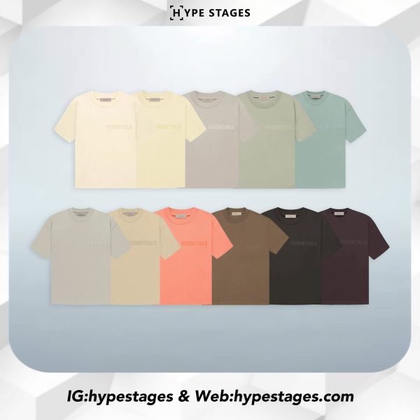 ESSENTIALS RUBBER LOGO TEE FW22