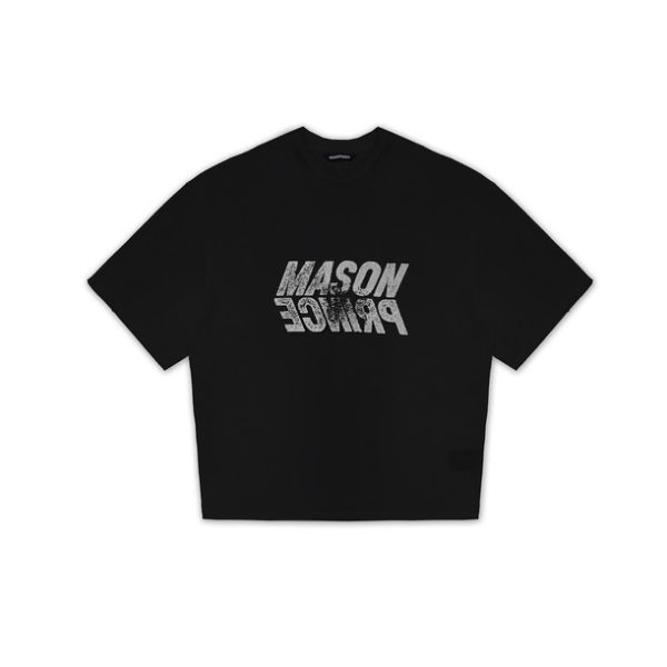 MASONPRINCE BLURRED FRONT LOGO TEE - Image 4