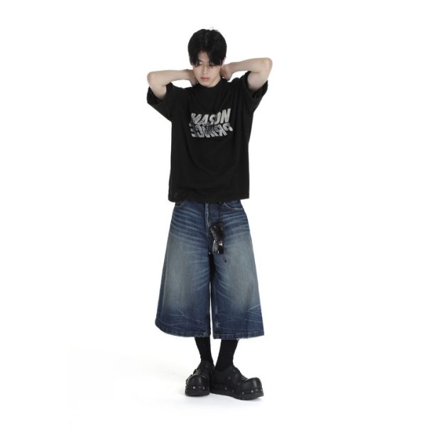 MASONPRINCE BLURRED FRONT LOGO TEE - Image 2