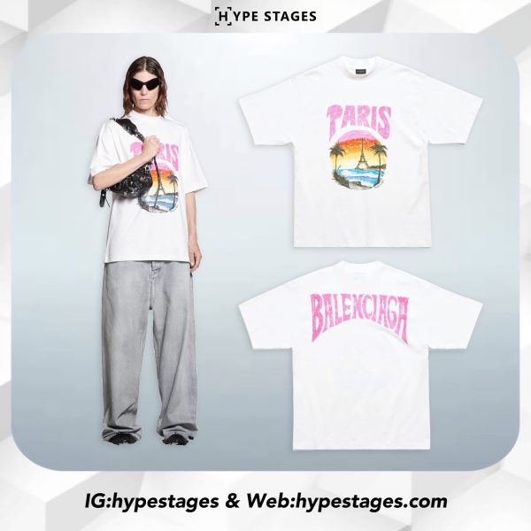 BALENCIAGA PARIS TROPICAL TEE