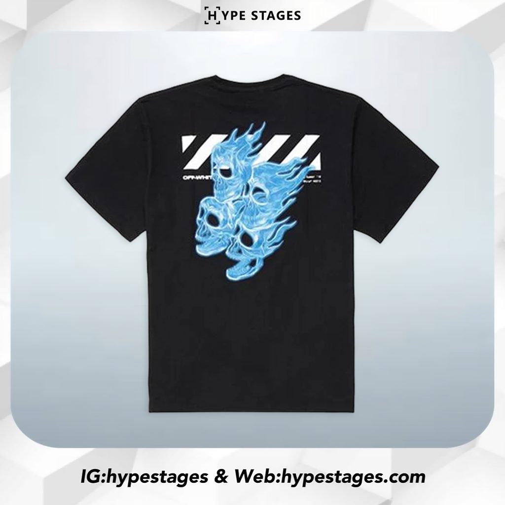 OFFWHITE DIAGONAL SKULLS OVERSIZE TEE - Hypestages KL & Johor