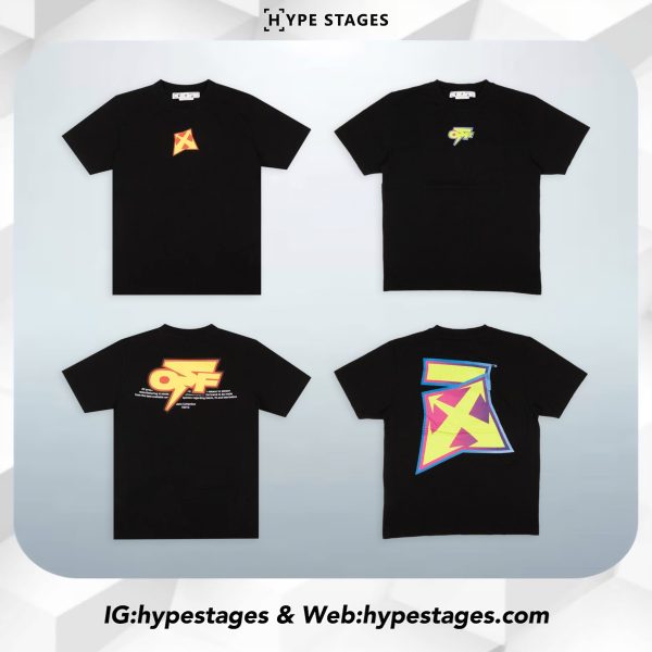 OFFWHITE THUNDER LOGO TEE