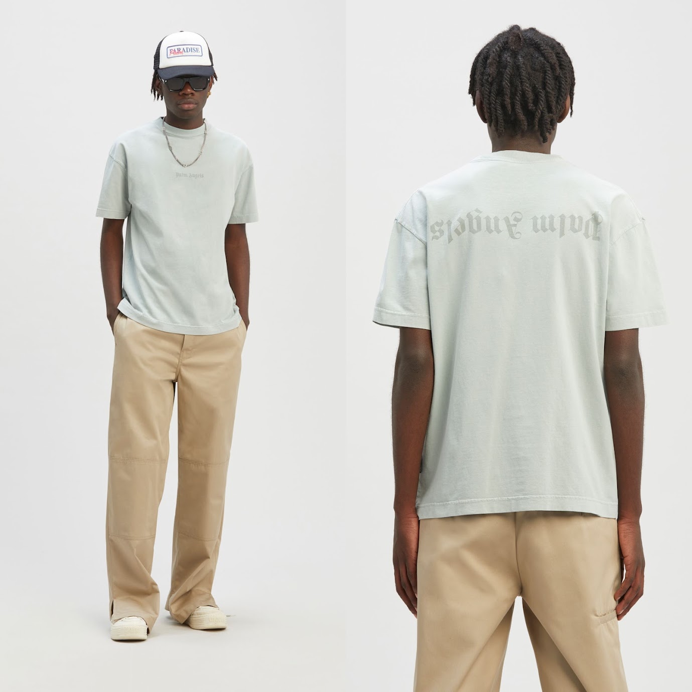 PALM ANGELS CLASSIC UPSIDE DOWN LOGO TEE - Image 2