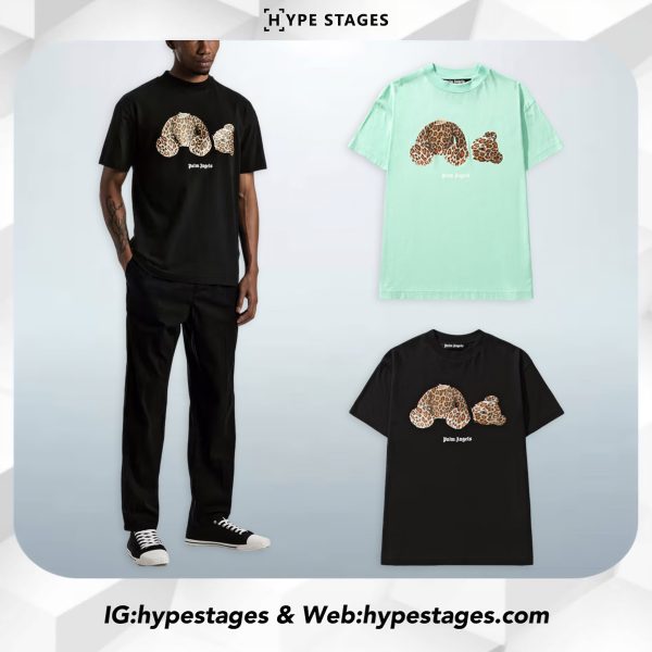 PALM ANGELS KILL THE BEAR LEOPARD TEE
