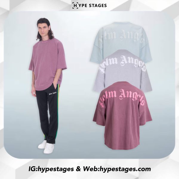 PALM ANGELS OVERSIZED LOGO TEE