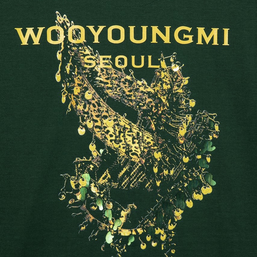 WOOYOUNGMI CROWN BACK LOGO TEE - Image 5