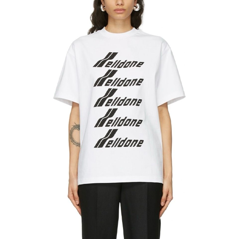 WE11DONE MULTILOGO PRINT TEE - Image 4