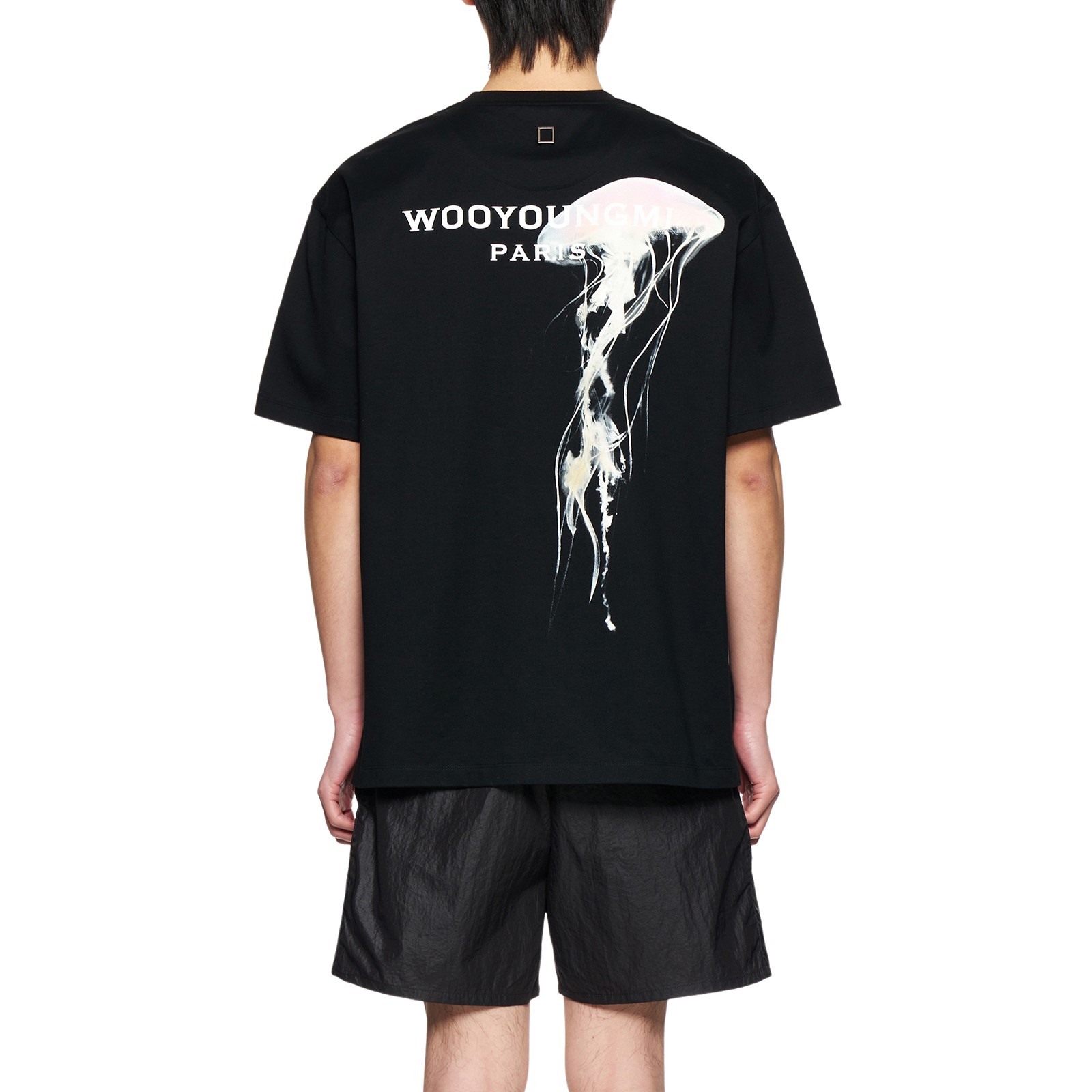 WOOYOUNGMI JELLYFISH BACK LOGO TEE - Image 3