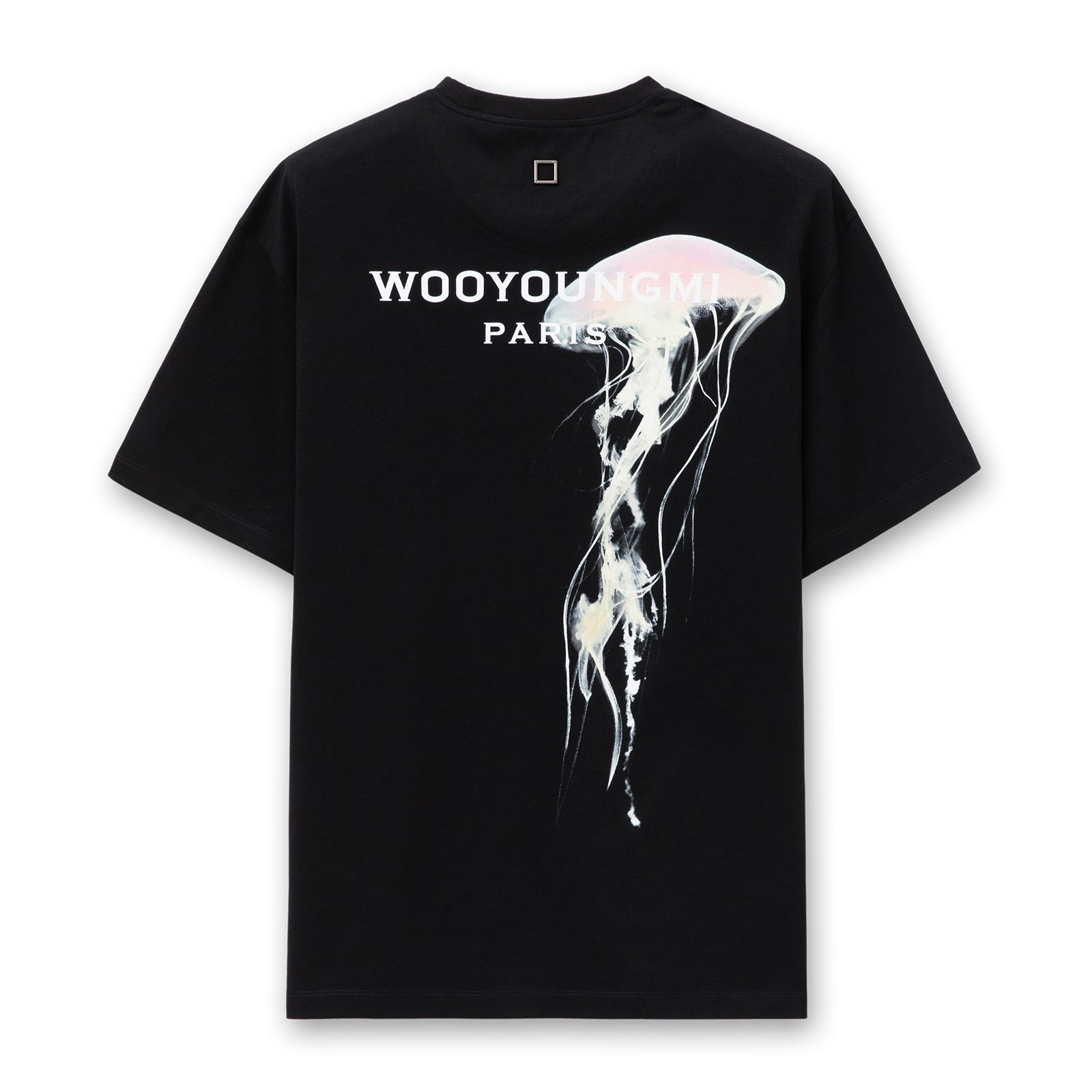 WOOYOUNGMI JELLYFISH BACK LOGO TEE - Image 5