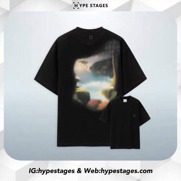 WOOYOUNGMI BLUR GRAPHIC TEE