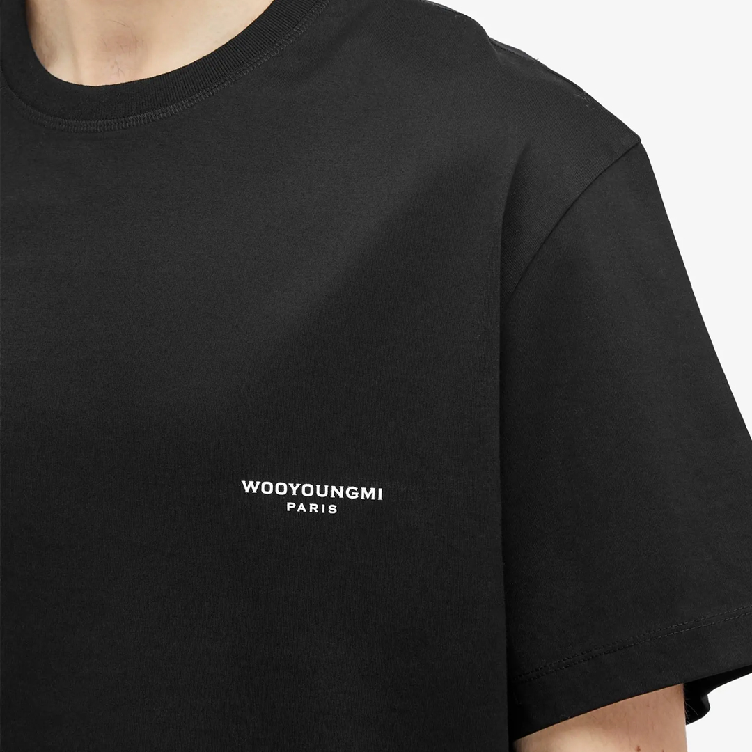 WOOYOUNGMI BOX LOGO TEE - Image 4