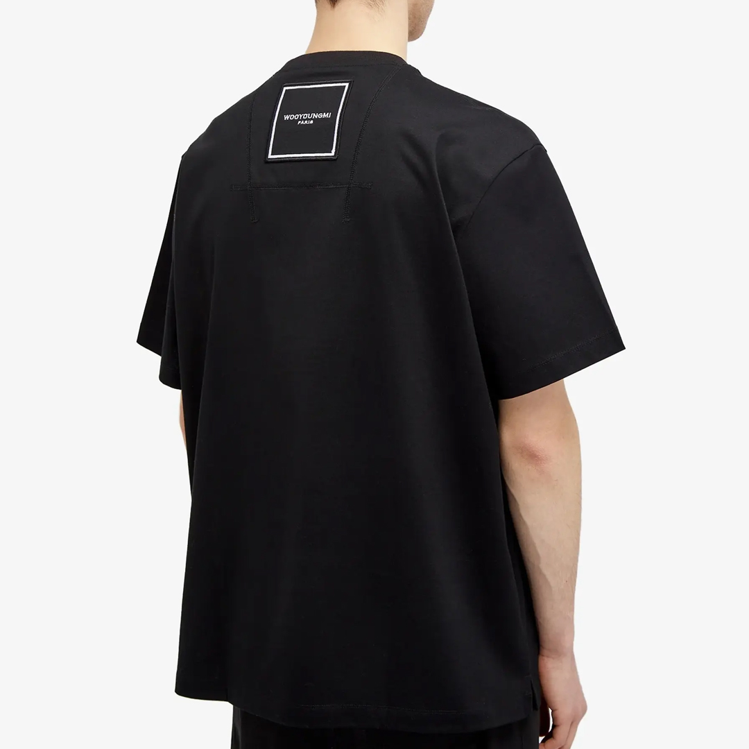 WOOYOUNGMI BOX LOGO TEE - Image 5