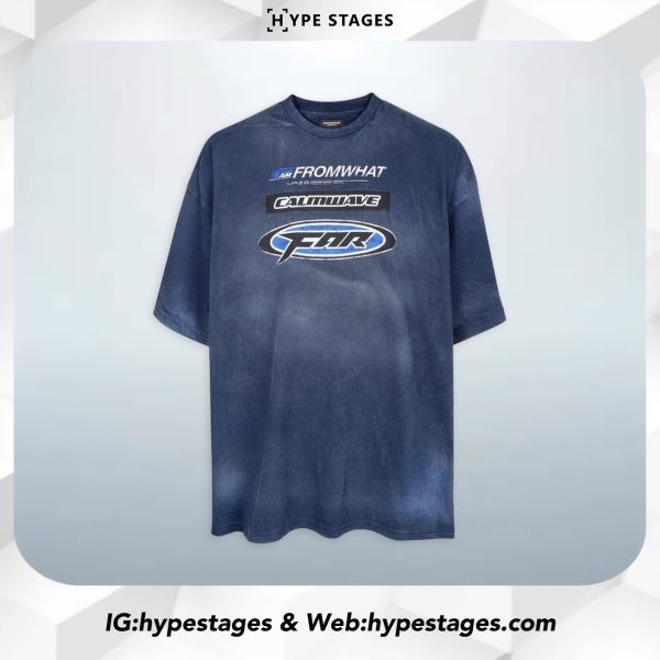 FAR FROM WHAT WASHED LOGO TEE