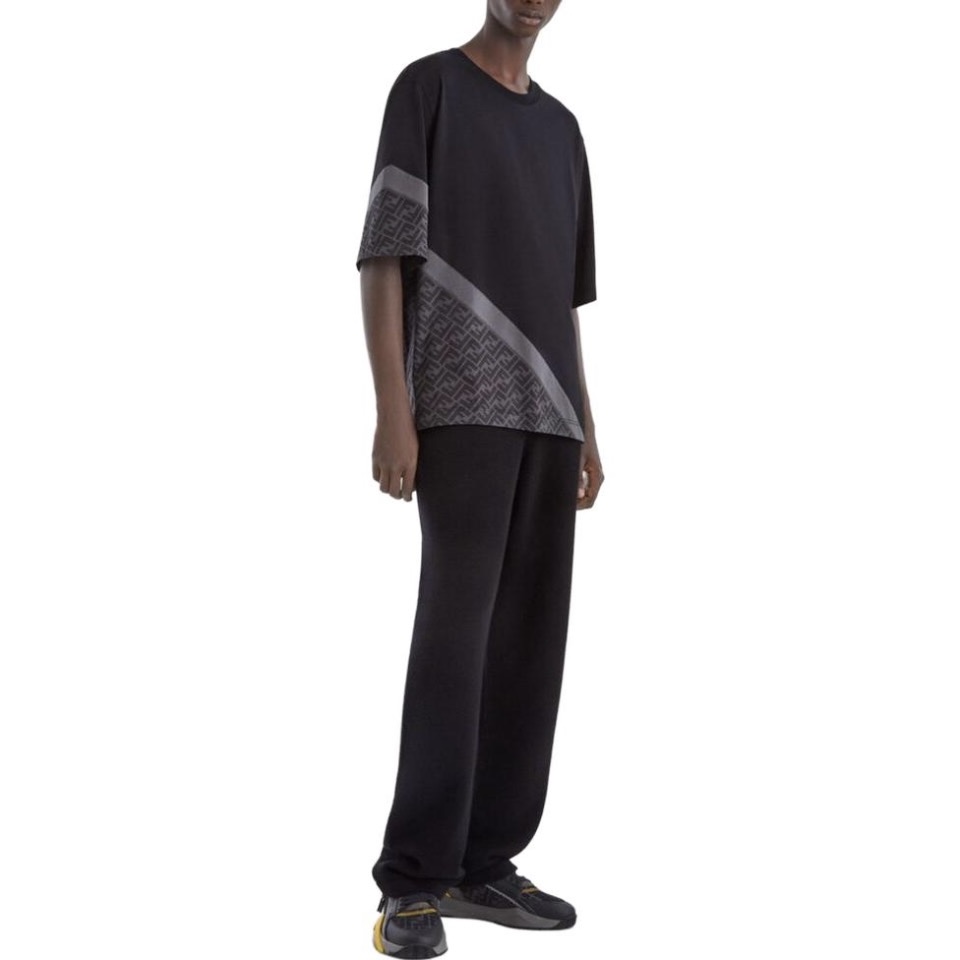 FENDI DIAGONAL LOGO TEE - Image 2