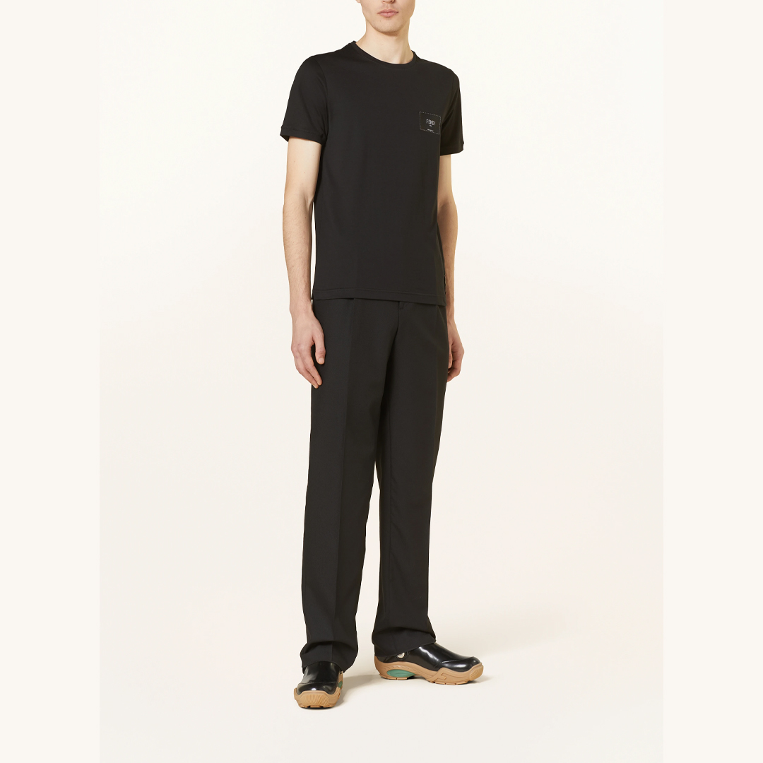 FENDI EMBROIDERY LABEL TEE - Image 2
