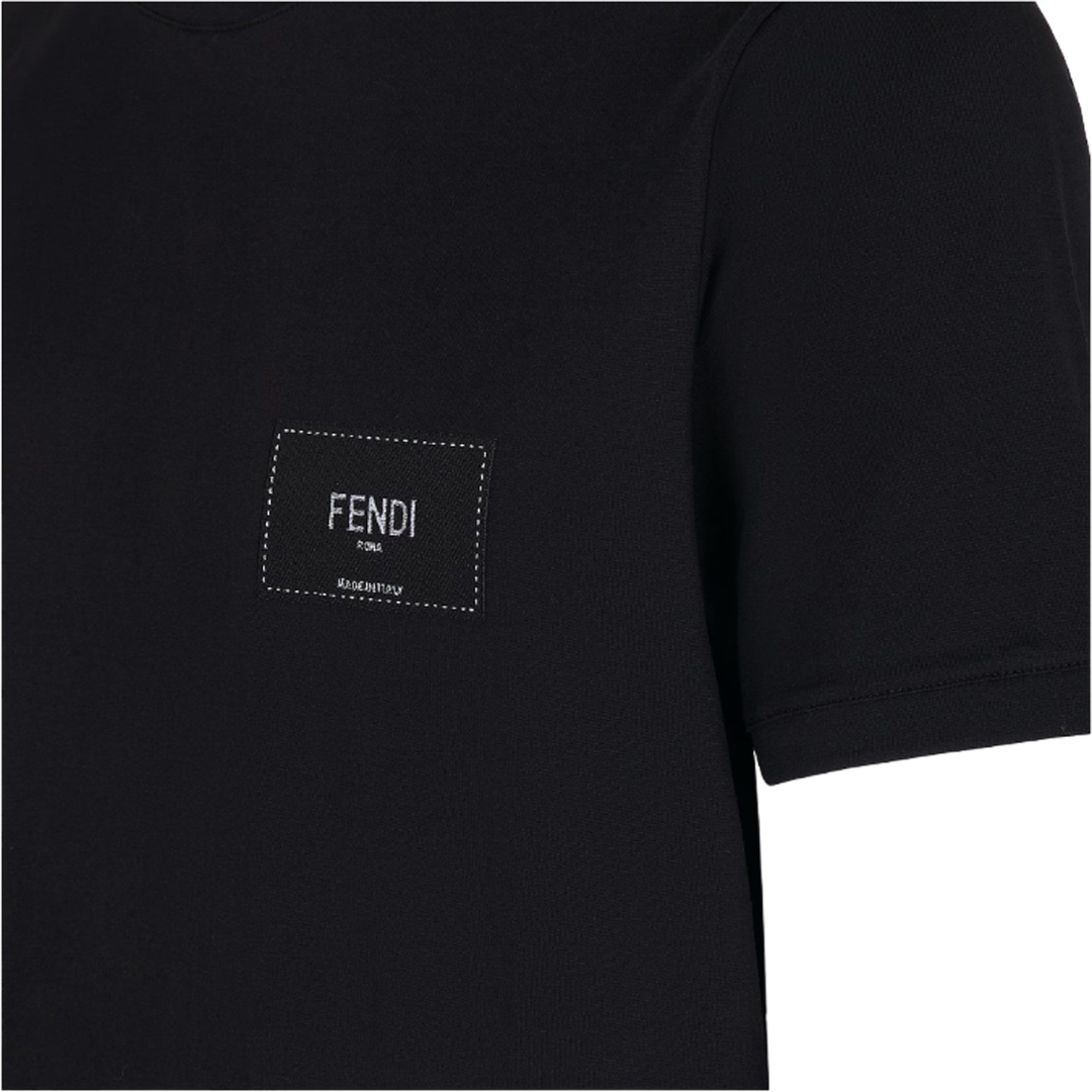 FENDI EMBROIDERY LABEL TEE - Image 5