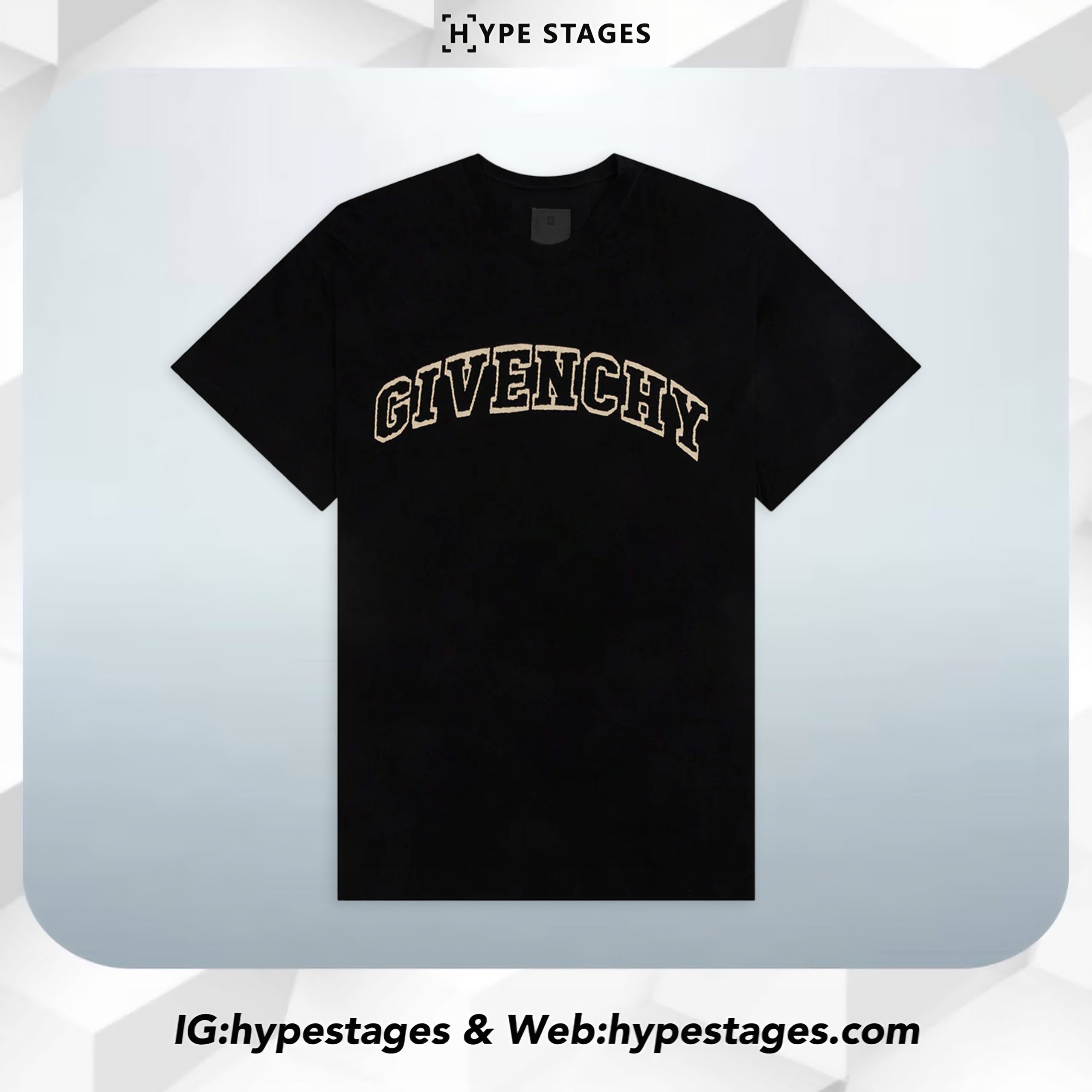 GIVENCHY VARSITY LOGO OVERSIZE TEE