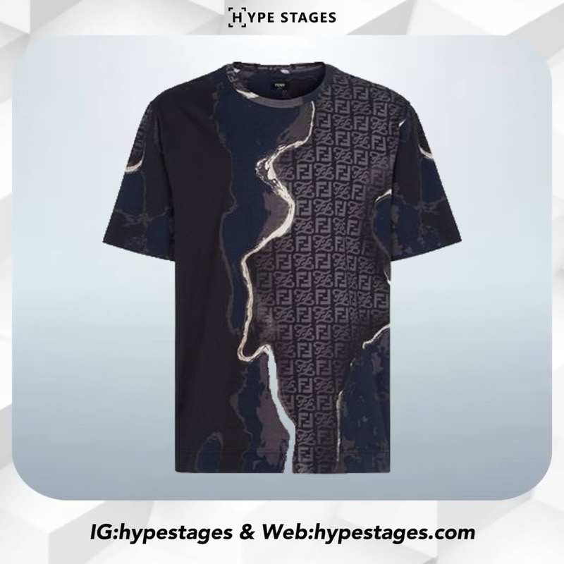 FENDI EARTH GRAPHIC TEE