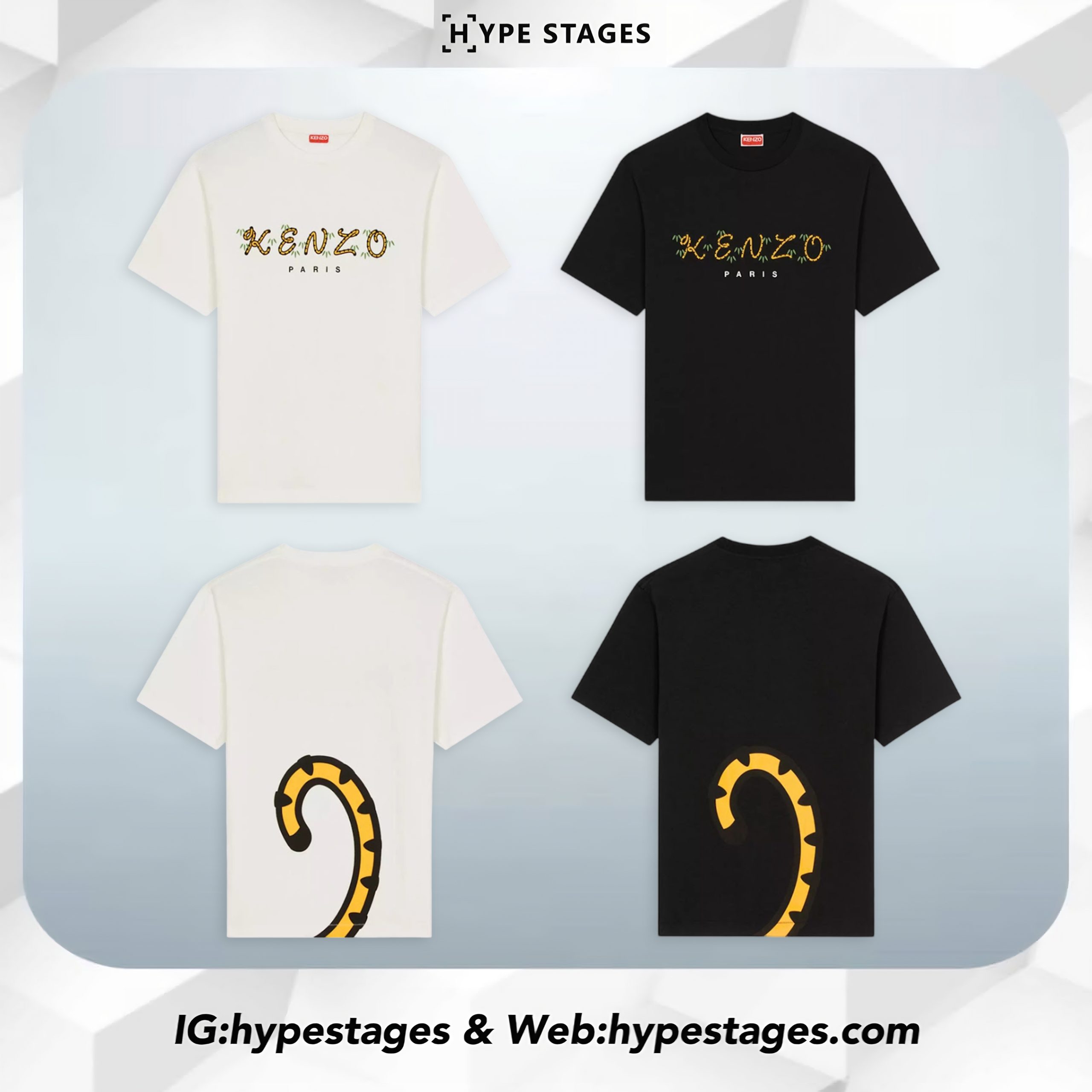 KENZO NIGO LOGO PRINT TEE
