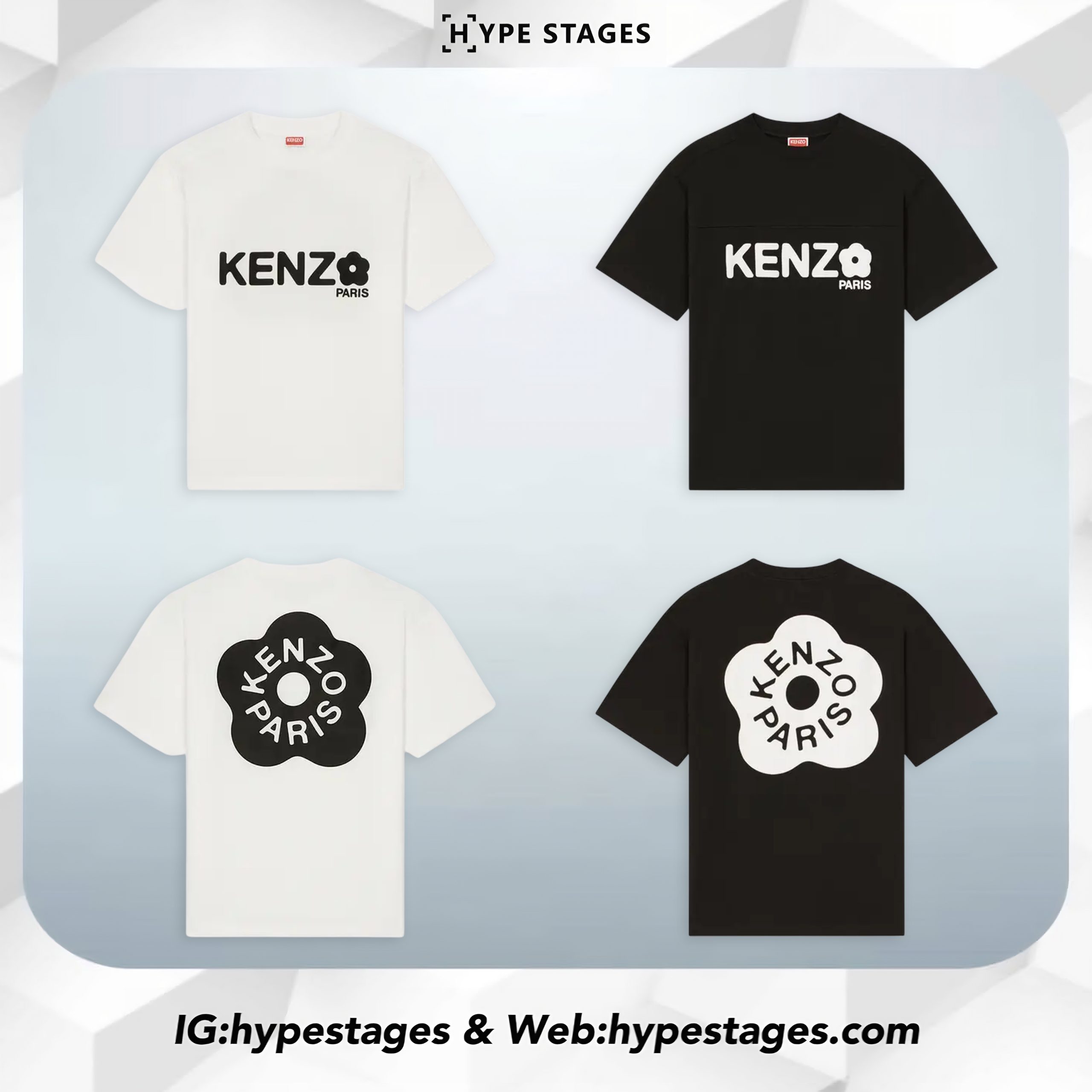 KENZO OVERSIZE 'BOKE FLOWER 2.0' TEE