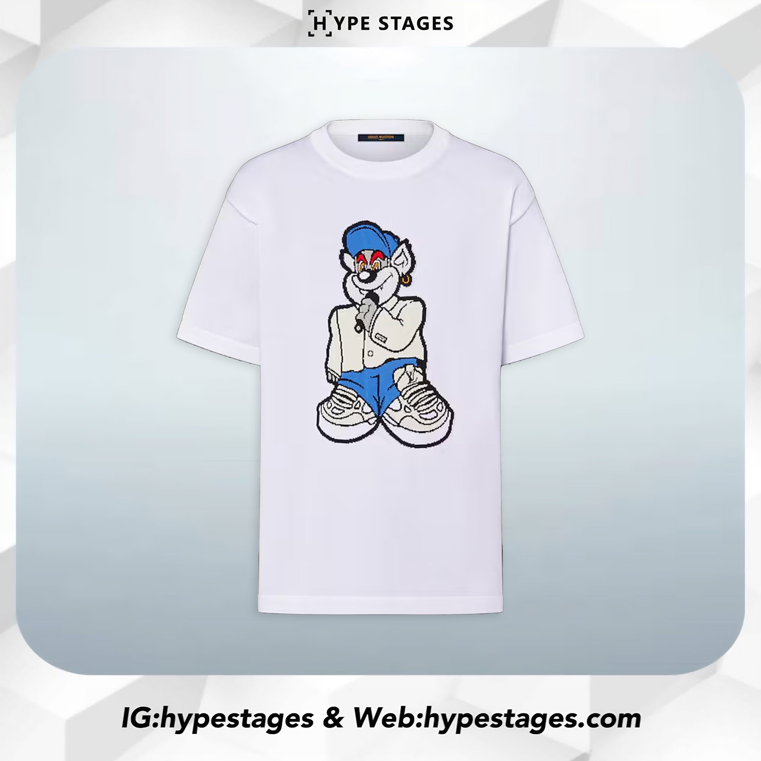 LV GRAPHIC KITWEAR TEE