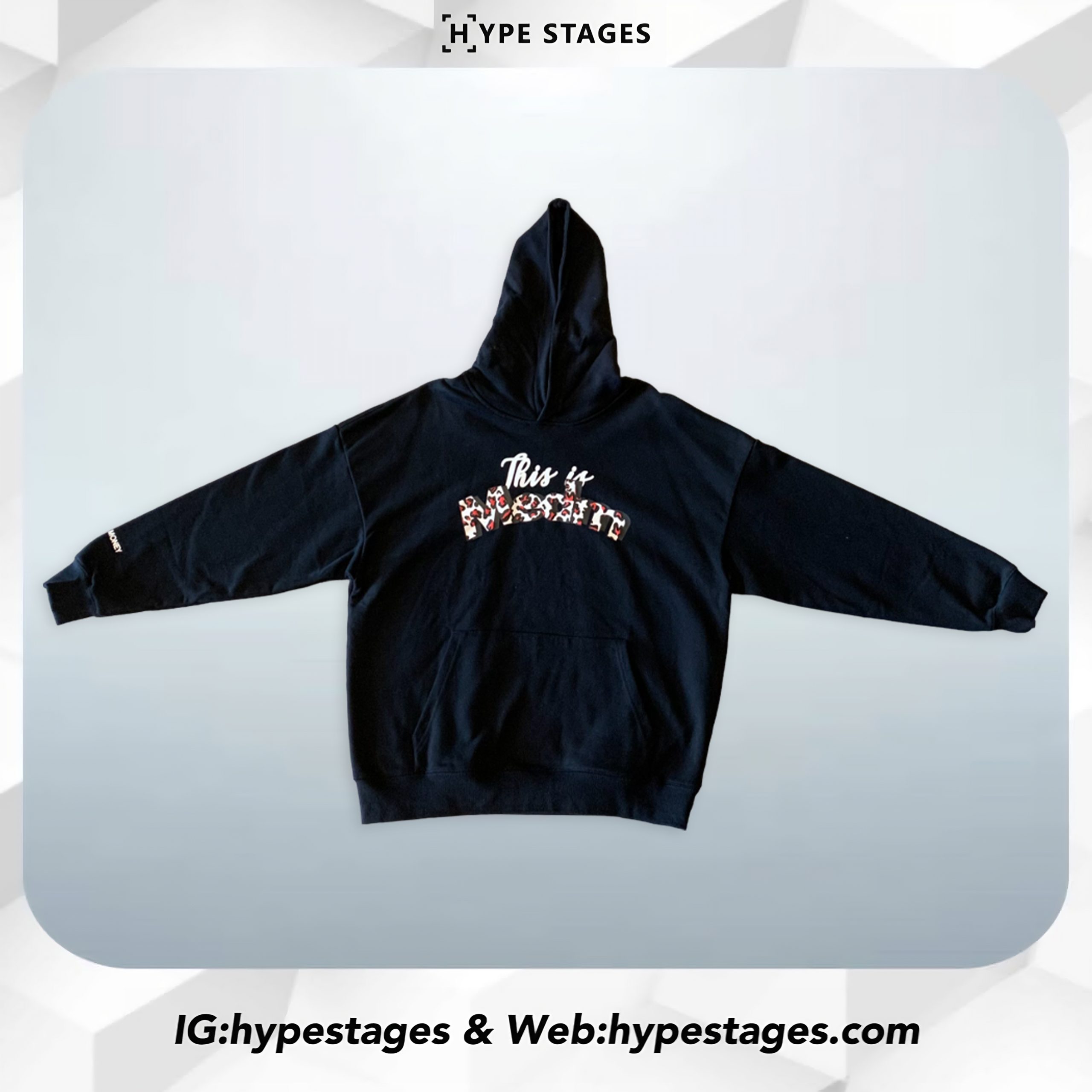 MEDM LEOPARD FRONT LOGO HOODIE