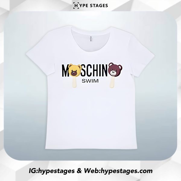 MOSCHINO SWIM SLIM TEE