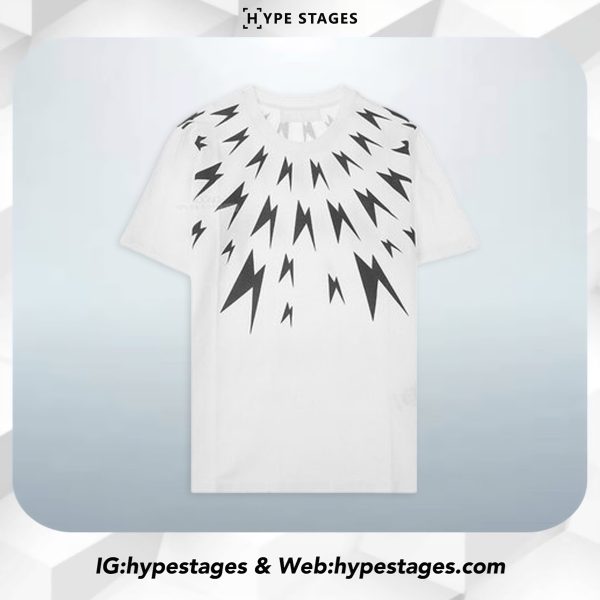 NEIL BARRETT FELIX THE CAT THUNDERBOLT TEE