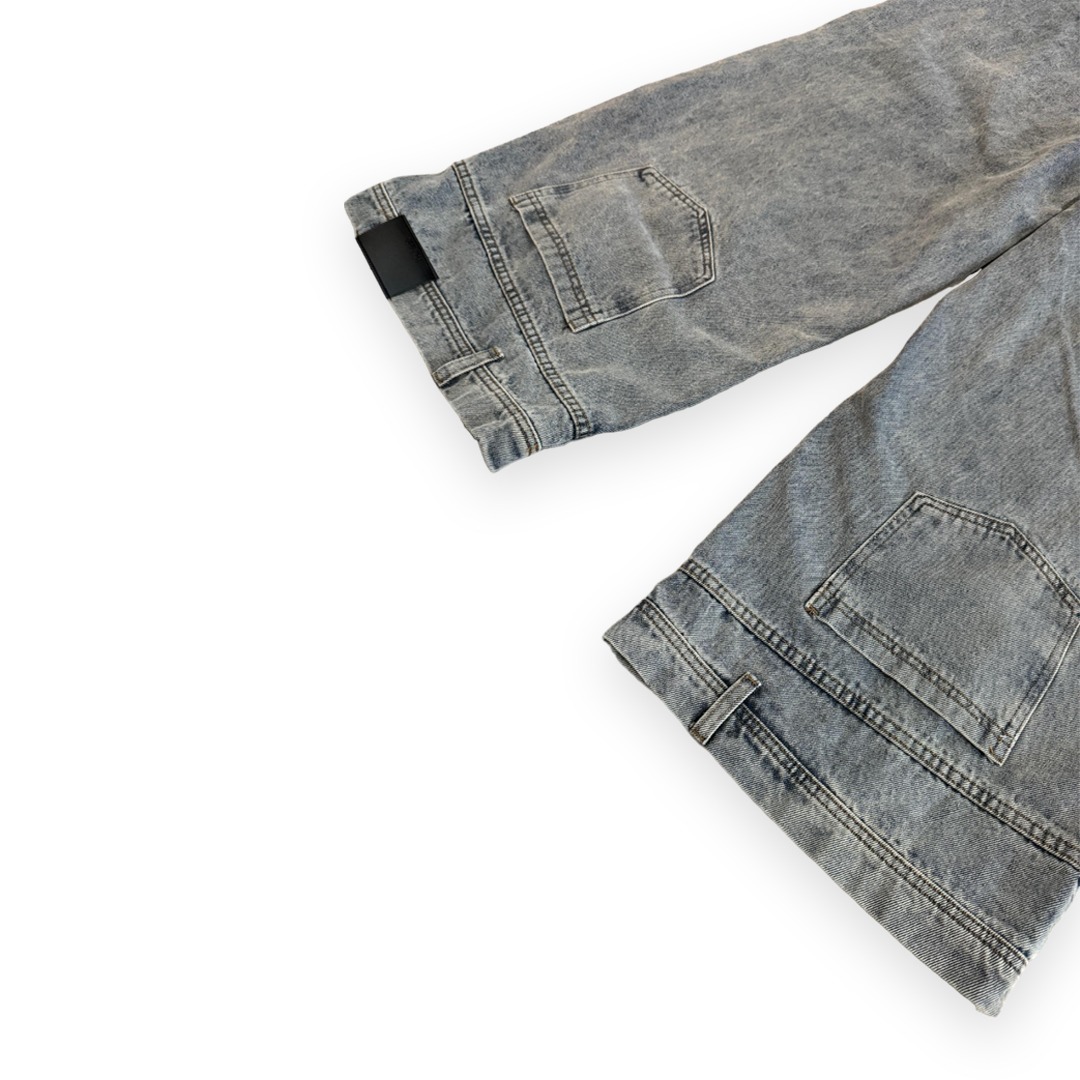 THE 3% UPSIDE DOWN WASHED JEANS - Image 7