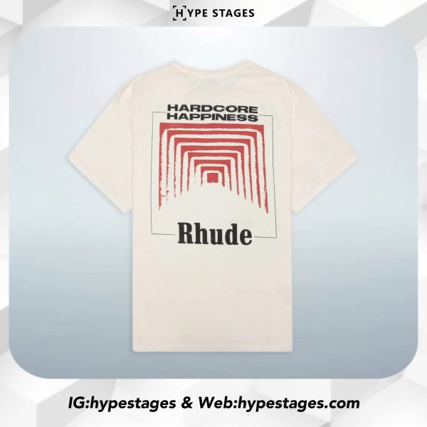 RHUDE HARDCORE HAPPINESS TEE