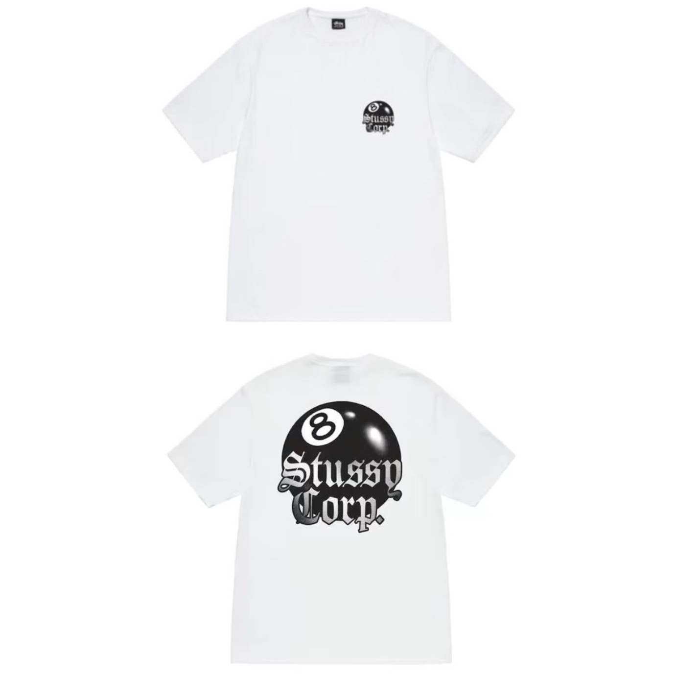 STUSSY 8 BALL CORP TEE - Image 4