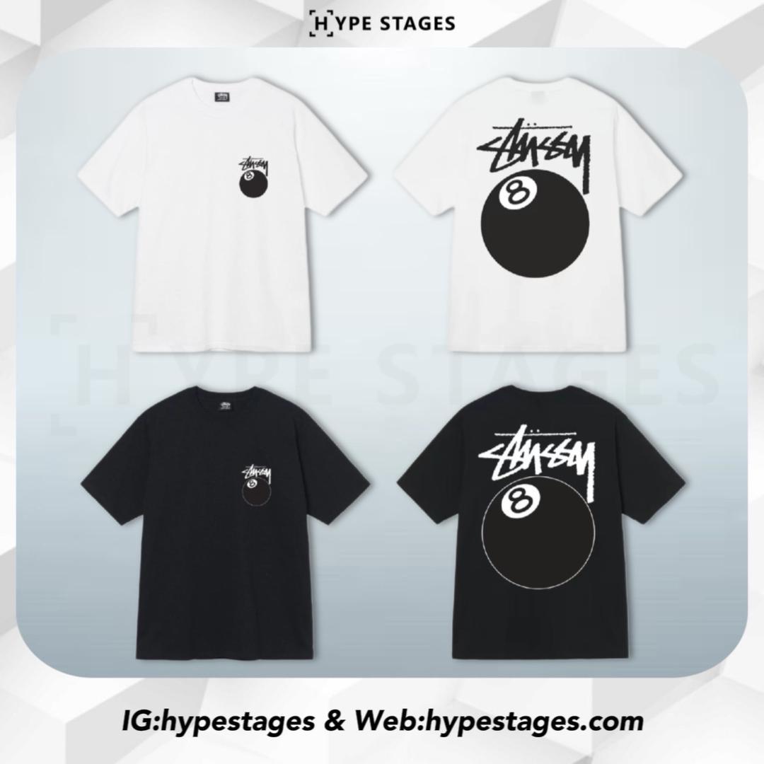 STUSSY 8 BALL PIGMENT DYED TEE