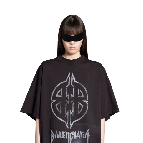 BALENCIAGA  METAL BB STENCIL TEE - Image 4