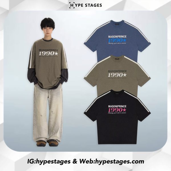 MASONPRINCE VINTAGE WORDING TEE