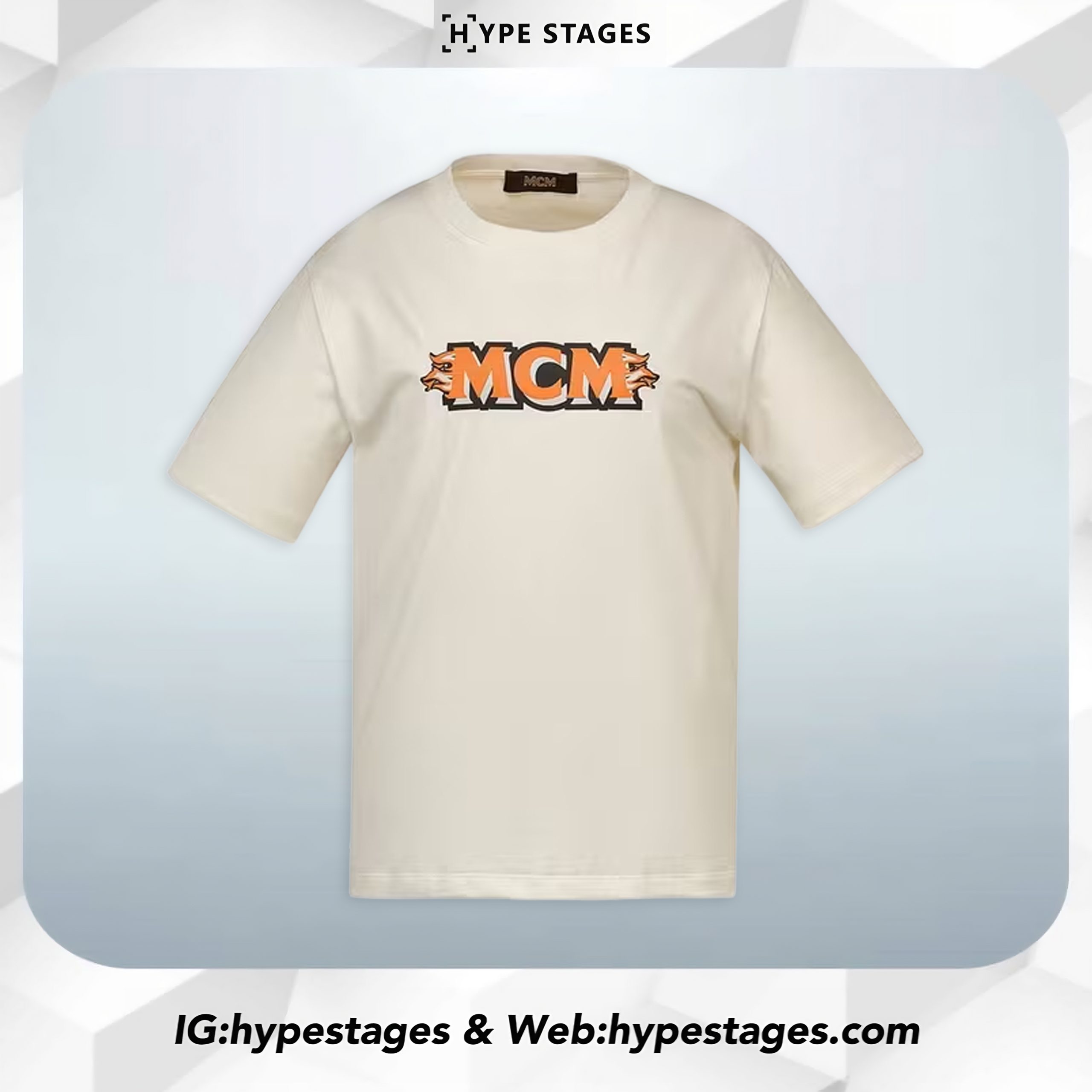 MCM FRONT LOGO PRINT TEE