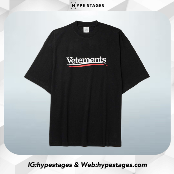 VETEMENT WAVE LOGO TEE