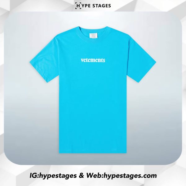VETEMENTS CLASSIC FRONT LOGO TEE