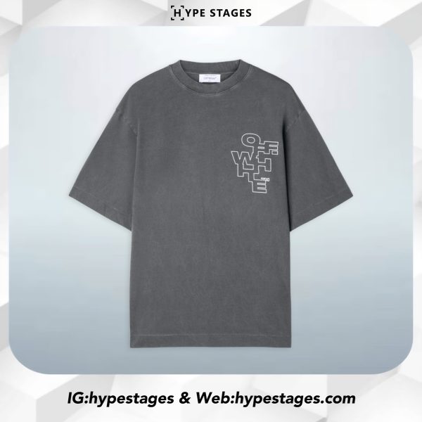 OFFWHITE OUTLINE ARROW TEE