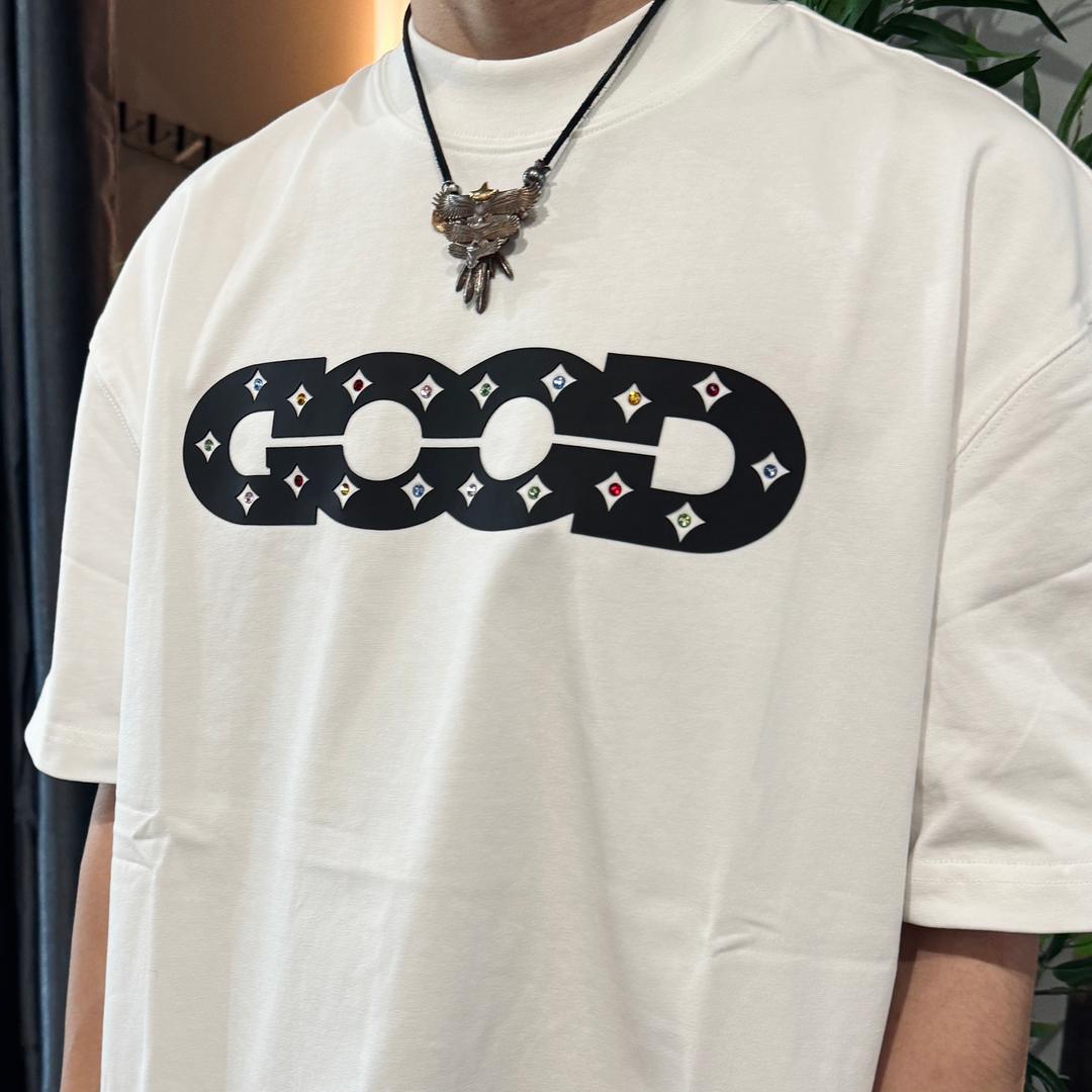 GOODBRAND SMALL RAINBOW DIAMOND TEE - Image 5