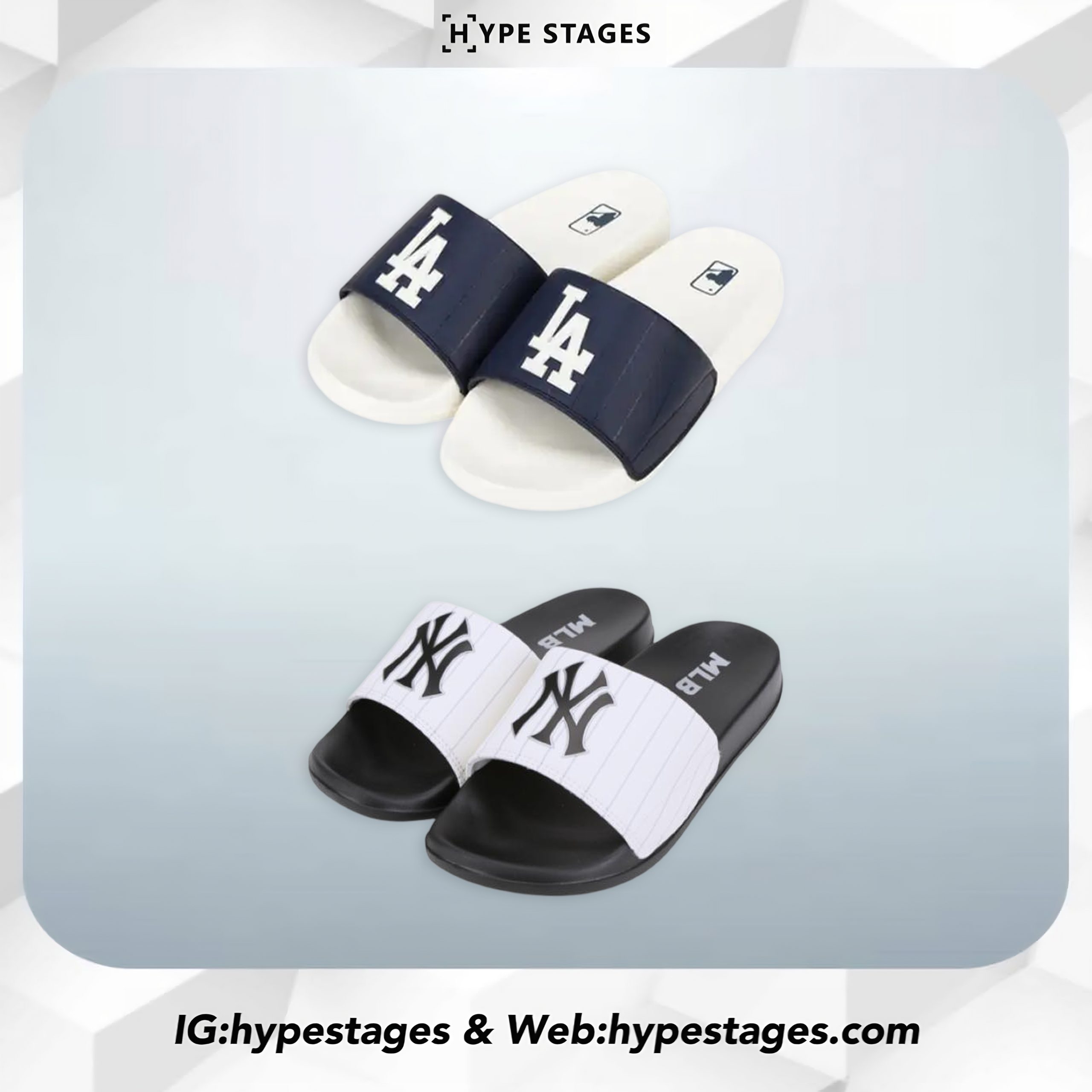 MLB STRIPE LOGO SLIDES
