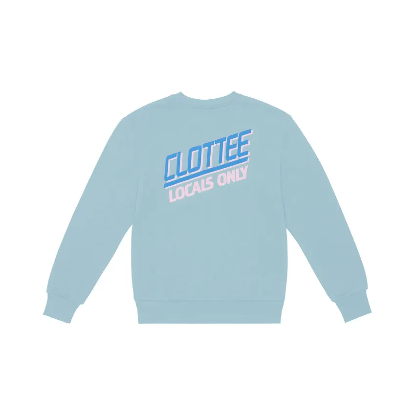 CLOT SIDE LOGO BABY BLUE SWEATER - Image 3
