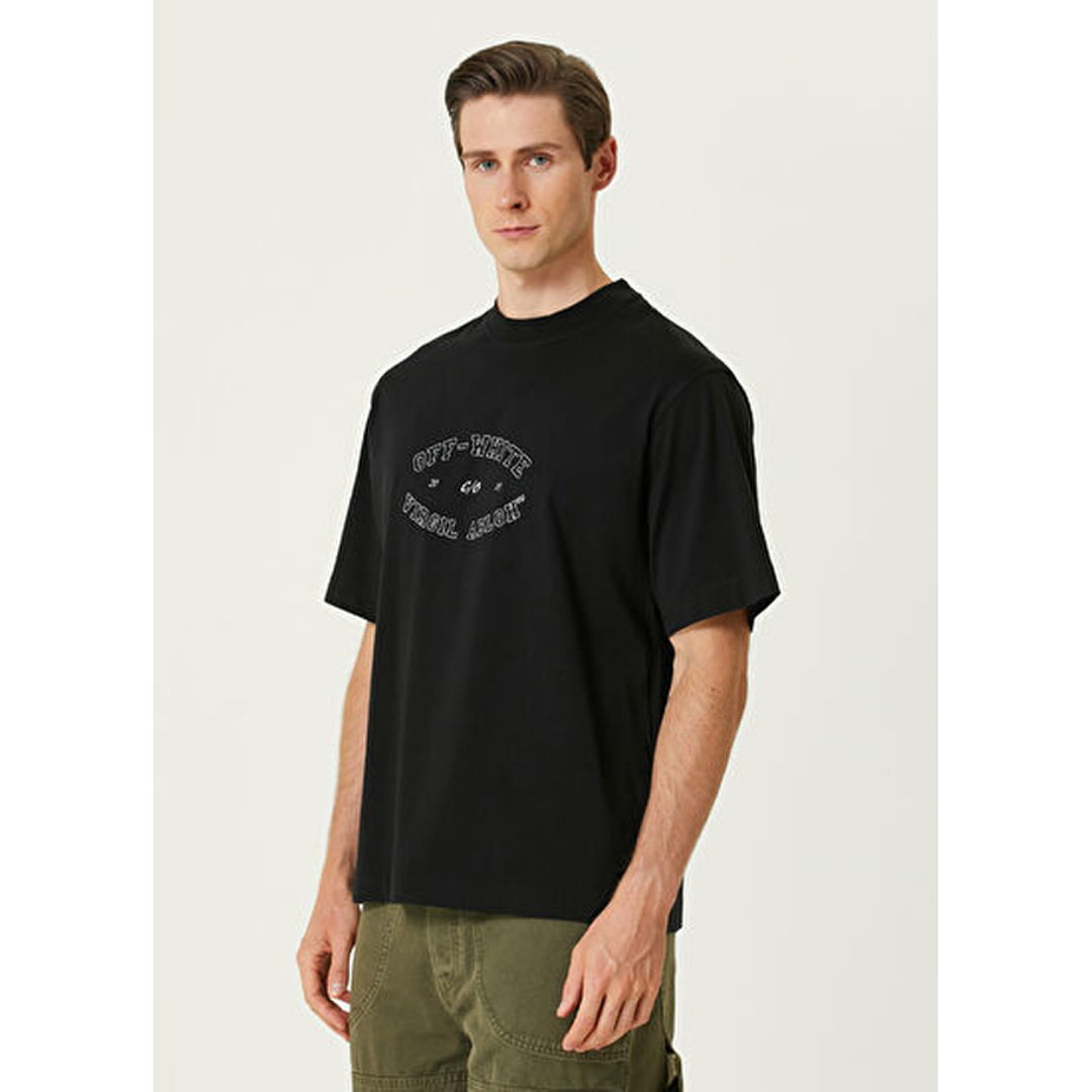 OFFWHITE PRINTED FRONT LOGO TEE - Image 3