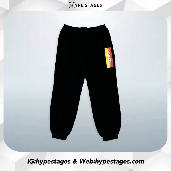CLOT RED YELLOW BOX LOGO SWEATPANTS