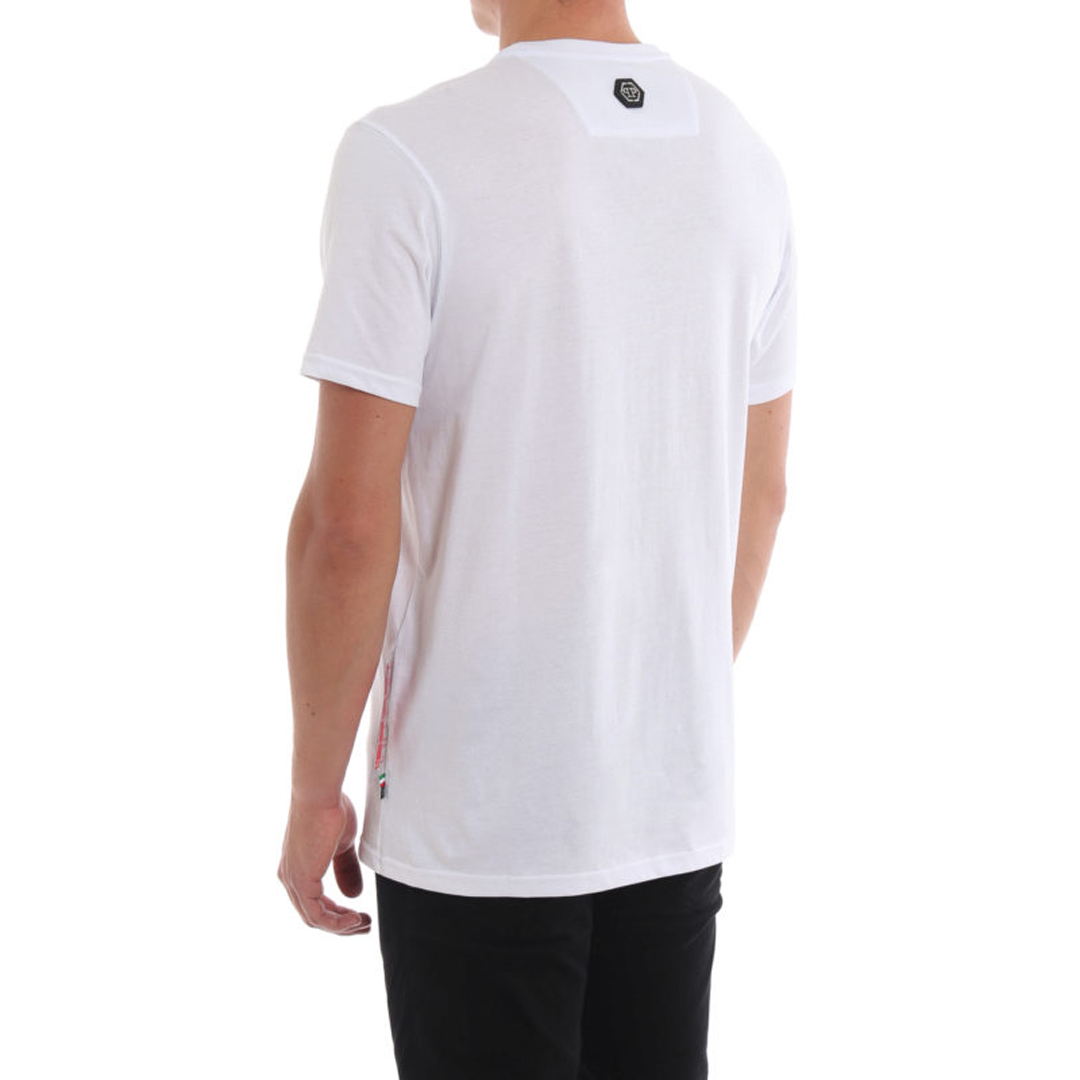 PHILIPP PLEIN PLATINUM CUT SKULL TEE - Image 5